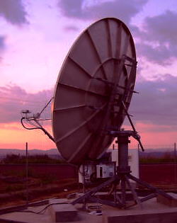 Sunset near Franceville, Gabon. (3.7m C-band)